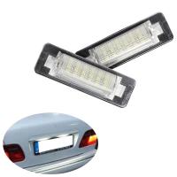 ราคา BENZ ไฟส่องป้ายทะเบียน license plate light W210 E230 E240 แคนบัส LED ป้ายทะเบียนรถ (2 ชิ้น) ไฟไม่โชว์ ร้านไทย (24265486074)