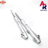 ราคา โช๊คหน้า ดิส HONDA - CLICK โช๊คหน้าคลิก รุ่นเก่า คาู สีเงิน โช๊คหน้า CLICK คลิก 110 (44464346394)