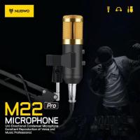 ราคา ไมค์อัดเสียง คอนแดนเซอร์ Microphone Nubwo M22Pro เสียงดีเหมือนในห้องอัด มีปุ่มปรับเสียงที่ไมค์ (1371969738)