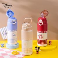 ราคา Disney 600ml น่ารัก Tumbler สแตนเลส 316 กระติกน้ําสูญญากาศพร้อมฟางแบบพกพาเครื่องดื่มคู่ขวดความร้อนเด็ก (41656477196)