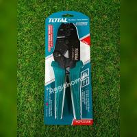 ราคา TOTAL คีมย้ำหางปลา รุ่น THCPC0506 ขนาด 9 นิ้ว ( Ratchet Crimpin Plier ) คีมปอกสายไฟ คีมตัด ปอก ย้ำ สายไฟ คีม ปอกสายไฟ (22189019096)
