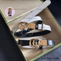 ราคา : New!! Gucci Belt 2 cm. ‼️ก่อนกดสั่งรบกวนทักมาเช็คสต๊อคก่อนนะคะ‼️ (40367463869)