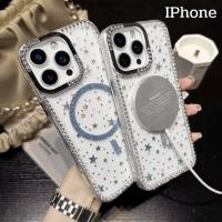 ราคา เคส แม่เหล็ก ใส ดาว ฟรุ้งฟริ้ง ชาร์จไร้สาย สําหรับ ไอโฟน 11-16 pro plus promax พร้อมส่ง 904 (43110896191)