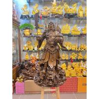 ราคา เทพเจ้ากวนอู กวนอู ปางประทานทรัพย์ มือถือง้าวและก้อนทอง ชุดคลุมฟ้า 9มังกร 5ธงรบ สูง 36นิ้ว งานเรซิ่นสีทั้งตัว (29728497735)