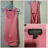 ราคา เสื้อกล้ามสีชมพู แบรนด์ TOPSHOP สภาพ95% (4107445200)