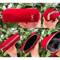 ราคา แท้ : YSL Makeup Bag กระเป๋าเครื่องสำอาง (14495055676)