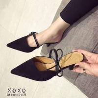 ราคา G-1575 รองเท้าคัชชูงาน สวมเปิดส้น ใส่ง่าย น้ำหนักเบา ใส่แล้ว เท้าขาว (1527225707)