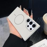 ราคา SAMSUNG วงกลมบางเคสโทรศัพท์พีซีแม่เหล็กสําหรับSamsung A35 A55 S25 Edge S24 S23 S22 S21 Ultra S24FE S23FE S21FE S20FEหมายเหตุ20 Ultraปลอกเคลือบกันกระแทกปกแข็ง (26573456083)
