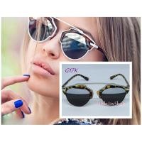 ราคา แว่นตา GAMT cat eyes Polarize เลนส์ กรอบสีเงิน ลายกระ เลนส์ปรอทเงิน ของแท้ (1330239077)