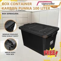 ราคา พูมก้า 100 ลิตรกล่องคอนเทนเนอร์-ภาชนะพลาสติกอเนกประสงค์/กล่องเก็บของขนาดใหญ่/กล่องพลาสติกจัดส่งฟรี (41414605075)