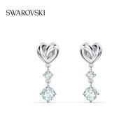 ราคา 2022 New Swarovski ของแท้ 100% ตลอดชีวิต HRT ต่างหูผู้หญิงที่รัก ต่างหูรัก ของขวัญวันวาเลนไทน์ (16489326604)