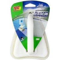 ราคา ( 1ชิ้น )สก๊อตช์-ไบรต์® แผ่นใยขัดสีขาวพร้อมด้ามจับ (9677614388)