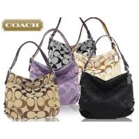 ราคา COACH 15067 SIGNATURE DUFFLE SHOULDER HOBO CROSSBODY BAG (19324165619)