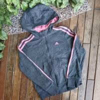 ราคา adidas แท้ เสื้อกันหนาวเด็ก สเวตเตอร์ฮู้ด ไซส์ 130 (25188813975)
