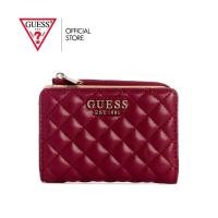 ราคา GUESS กระเป๋าสตางค์ผู้หญิง รุ่น QG9541156 ECO RIANEE SLG ZIP ARND CRD CS สีแดง (26768049375)