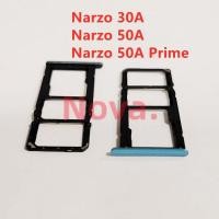 ราคา ถาดซิมการ์ดสําหรับOppo Realme Narzo 30A 50A Prime 50iโทรศัพท์มือถือส่วน (29061505631)
