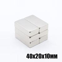 ราคา 1ชิ้น แม่เหล็ก 40x20x10มิล สี่เหลี่ยม 40x20x10mm Magnet Neodymium 40*20*10mm แม่เหล็กแรงสูง 40mm x 20mm x 10mm (6616097261)