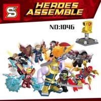 ราคา ‼️ถูกที่สุด จำนวนจำกัด‼️เลโก้จีน แพค 8 ครบชุด Avenger Infinity War Super Heros (มีถุงมือธานอส) (6429212389)