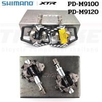 ราคา ของแท้ บันใดจักรยานชิมาโน่ SHIMANO XTR, PD-M9100,M9120พร้อมคลีท มีกล่อง (JAPAN) (19274674436)