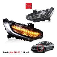 ราคา ไฟหน้า โคมไฟ (ชุดแต่ง) Honda Civic fc,fk,led ฮอนด้า ซีวิค ปี 2016 - 2019 (จำนวน 1 คู่) (12537427619)