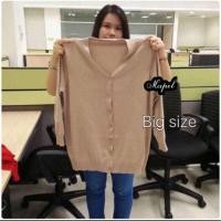 ราคา BIGSIZE เสื้อคลุมสาวอวบ อกถึง52" คาดิแกน เสื้อผ้าคนอ้วน ส่งฟรี ลทบ. (1324945534)