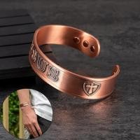 ราคา สร้อยข้อมือทองแดงแม่เหล็ก JESUS 15 มม., ทองแดงบริสุทธิ์และแม่เหล็กสูง, เพื่อสุขภาพและความสวยงามในสไตล์วินเทจ (25946820343)