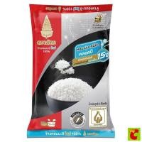 ราคา ตราฉัตร ข้าวขาวหอมมะลิใหม่ 100% 5 กก. (22289418118)