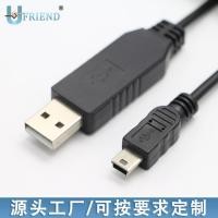 ราคา ที่กําหนดเอง RS232 Serial Port USB Male to MINI USB Plug Serial Port Adjustment Cable Adapter Cable (43113519728)