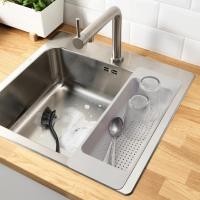 ราคา ถาดตะกร้าอ่างล้างจานพลาสติก IKEA GRUNDVATTNET ของแท้ (27377676012)