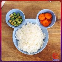 ราคา Zeeva การ์ตูนมิกกี้ปรุงรสจาน ชามเด็ก ชามข้าวเด็กหัวมิกกี้ ชามแบ่ง 3 ช่อง จานใส่อาหารเด็ก จานผลไม้ Cartoon Mickey Plate (17293681718)