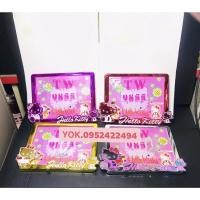 ราคา กรอบป้ายทะเบียนมอเตอร์ไซค์ ชุบโครเมียม ลายคิตตี้ / ชิ้น (9569208881)