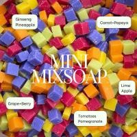 ราคา ถุงใหญ่ 500 กรัม ❤️ FruitySoap ❤️ สบู่ตัก สบู่ระเบิดขี้ไคล สบู่ผิวขาว สบู่ผลไม้รวม (25036072885)