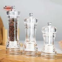 ราคา ROUNDIN 1 ชิ้นพริกไทยเครื่องบด, 4/5/6 นิ้วแบบพกพาเกลือพริกไทย Shakers, เครื่องปรุงรสเซรามิคโรเตอร์เครื่องมือห้องครัวอะคริลิค (42672496490)