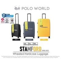 ราคา POLO WORLD กระเป๋าเดินทาง PWES-50323 Stamford Wheeled Hardcase Luggage กระเป๋าเดินทางล้อลาก โปโลเวิล์ด มีรับประกัน 1 ปี (24559175811)