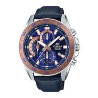 ราคา Casio Edifice นาฬิกาข้อมือผู้ชาย สายหนัง รุ่น EFV-550L,EFV-550L-2A,EFV-550L-2AVUDF ( CMG ) - สีน้ำเงิน (4716849990)