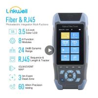 ราคา LINKWELL MINI OTDR ไฟเบอร์ออปติก Reflectometer 9 ฟังก์ชั่น VFL OLS OPM 24dB 64กมสาย Ethernet Fiber สายเครื่องทดสอบ Otdr (3390287068)