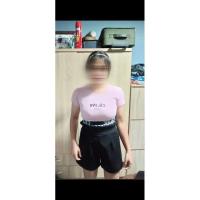 ราคา กางเกงขาสั้นเอวจีบ ผ้าฮานาโกะ ใส่สบายเอวสม็อคผ้ายืด (18493981483)