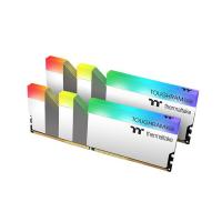 ราคา 16GB (8GBx2) DDR4/3600 RAM PC (แรมพีซี) THERMALTAKE TOUGHRAM RGB WHITE (R022D408GX2-3600C18A) (8953595960)