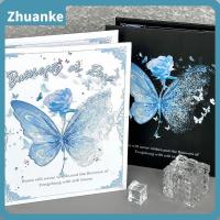 ราคา ZHUANKE Photocard Collection Booklet,ขนาด 3 นิ้วผีเสื้อออกแบบ A5 อัลบั้มรูป,ทนทานหลวมใบ 3 นิ้ว K-pop Idol Photo Binder พัดลมการประชุม (26190466194)