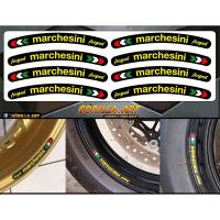 ราคา สติ๊กเกอร์ติดวงล้อ ติดขอบล้อ Marchesini / Sticker เกรดพรีเมี่ยม (1794372579)