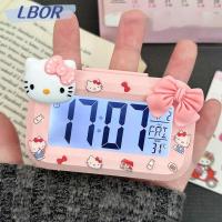 ราคา LBOR นาฬิกาปลุกการ์ตูน พร้อมไฟกลางคืน นาฬิกาดิจิตอล LED ขนาดเล็ก มัลติฟังก์ชั่น Sanrio Hello Kitty นาฬิกาปลุก นาฬิกาตั้งโต๊ะน่ารัก เครื่องประดับตั้งโต๊ะ ของขวัญ (42607936171)