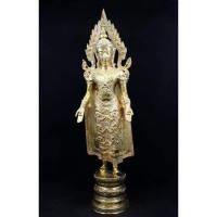 ราคา พระศรีอริยเมตไตรย์ ปางเปิดโลก วัดเล่งเน่ยยี่ เนื้อทองเหลืองเงา สูง23นิ้ว (40363591098)