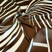 ราคา แท้% Dior Silk Scarf ผ้าพันคอ (24364528676)