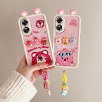 ราคา เคส oppo a17k เคส oppo a17 เคสโทรศัพท์ตุ๊กตาหูน่ารักสําหรับเคส caes oppo a17 (24242691108)