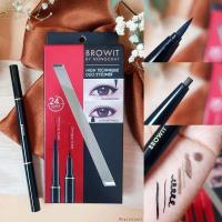 ราคา 【น้องฉัตร】อายไลน์เนอร์ 2หัว เมจิก&ดินสอ【ไฮเทคนิคดูโอ้】BROWIT HIGHTECHNIQUE DUO EYELINER 0.45ML+0.08G (20575174024)