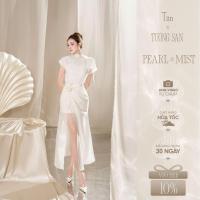 ราคา TINSTORE x TUONG SAN เสื้อปาร์ตี้ผูกโบว์เปิดไหล่พร้อมเสื้อ 2 สายผสมผสานกับกระโปรงจีบเรียบหรู AHS.2509.12 CHD.2509.283 (40771676654)