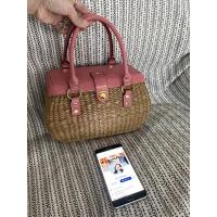 ราคา kate spade picnic ตะกร้าสานหนังชมพู สวยมากๆ (11062119019)