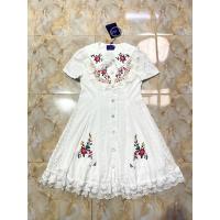 ราคา (s) เดรสสีขาว เดรสฉลุ งานปัก ปักทั้งชุด งานป้าย chalita (28717943679)