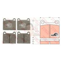 ราคา GDB101 ผ้าเบรค-หลัง(TRW) (เนื้อผ้า COTEC) VOLVO 240, 740, 940 (14722747148)