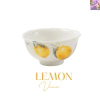 ราคา Violet Flamingo ถ้วยเซรามิค ถ้วยซุปขนาด 12 ซม.ลายเลมอน รุ่น Lemon Vivi Soup Bowl (17295063978)